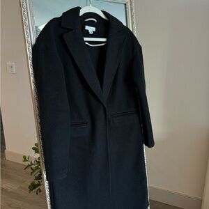 Topshop Elegant Black Coat